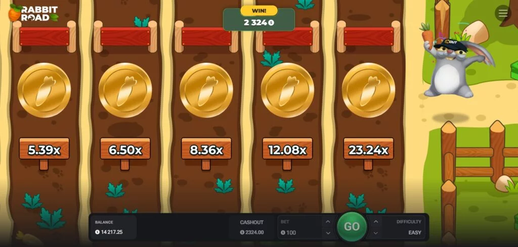 Win in the rabbit game